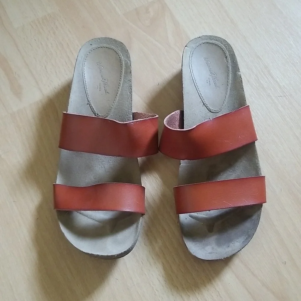 Womens Universal Thread Brown Wedges Size 8 Summer Casual Classic Spring